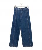 OHOTOROオオトロ）の古着「curve wide jeans」｜インディゴ