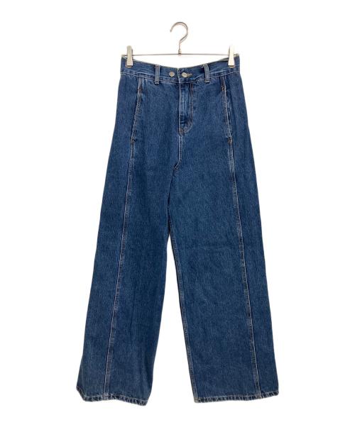 OHOTORO（オオトロ）OHOTORO (オオトロ) curve wide jeans インディゴ サイズ:Mの古着・服飾アイテム