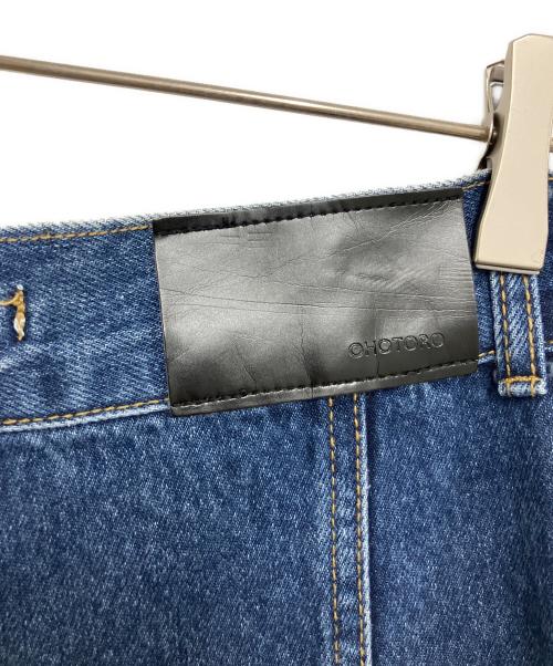 OHOTORO（オオトロ）OHOTORO (オオトロ) curve wide jeans インディゴ サイズ:Mの古着・服飾アイテム
