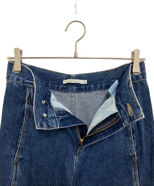 OHOTORO（オオトロ）OHOTORO (オオトロ) curve wide jeans インディゴ サイズ:Mの古着・服飾アイテム