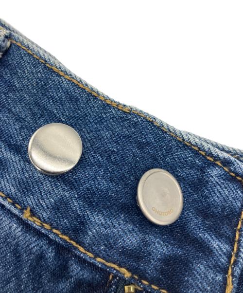 OHOTORO（オオトロ）OHOTORO (オオトロ) curve wide jeans インディゴ サイズ:Mの古着・服飾アイテム