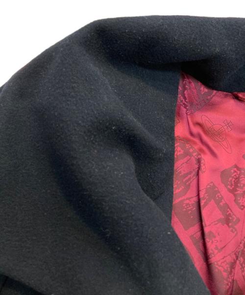 Vivienne Westwood man（ヴィヴィアン ウェストウッド マン）Vivienne Westwood man (ヴィヴィアン ウェストウッド マン) 変形ウールコート ネイビー サイズ:48の古着・服飾アイテム