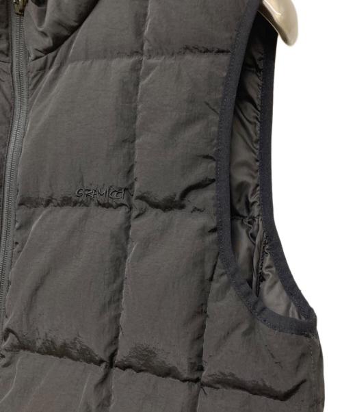 GRAMICCI（グラミチ）GRAMICCI (グラミチ) SHIPS (シップス) TAION (タイオン) ダウンベスト ブラック サイズ:Lの古着・服飾アイテム