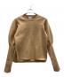 LANVIN en Bleu（ランバンオンブルー）の古着「パフスリーブニットトップス」｜ベージュ