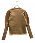 LANVIN en Bleu (ランバンオンブルー) パフスリーブニットトップス ベージュ サイズ:38 未使用品：6000円