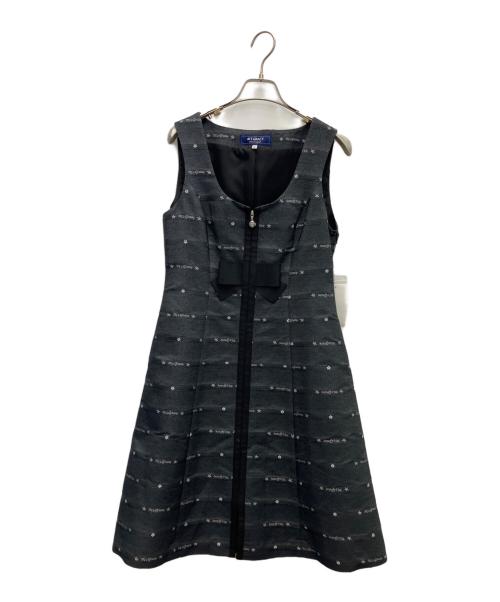 M'S GRACY（エムズグレイシー）M'S GRACY (エムズグレイシー) カメリアジップジャンパースカート ブラック サイズ:36の古着・服飾アイテム