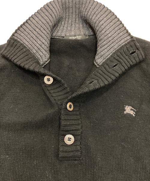 BURBERRY BLACK LABEL（バーバリーブラックレーベル）BURBERRY BLACK LABEL (バーバリーブラックレーベル) ハイネックニット　BMT43-310-09 ブラック サイズ:2の古着・服飾アイテム