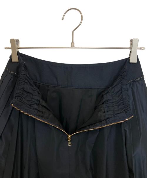 Jane Marple（ジェーンマープル）Jane Marple (ジェーンマープル) Violin embroideryゴアードスカート ネイビー サイズ:Mの古着・服飾アイテム
