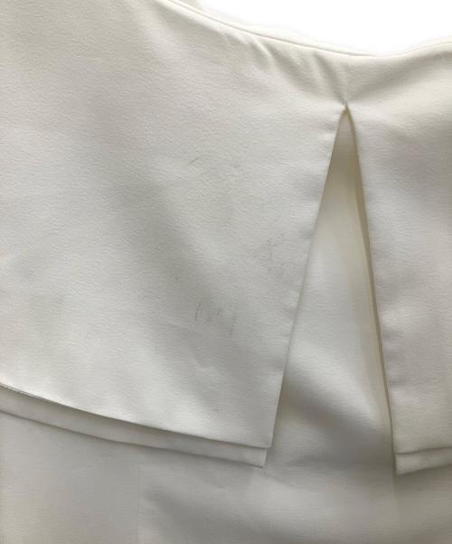 JUSGLITTY（ジャスグリッティー）JUSGLITTY (ジャスグリッティー) ケープ風ブラウス ホワイト サイズ:SIZE 2の古着・服飾アイテム