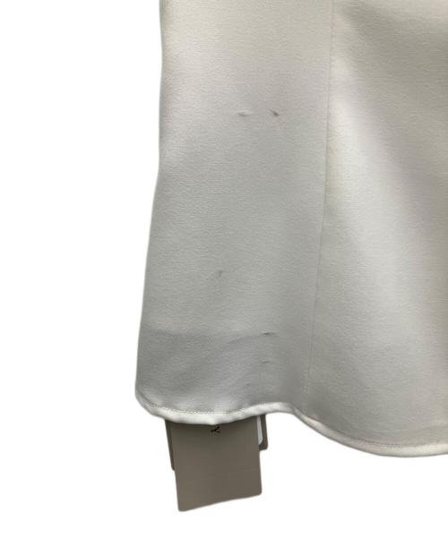JUSGLITTY（ジャスグリッティー）JUSGLITTY (ジャスグリッティー) ケープ風ブラウス ホワイト サイズ:SIZE 2の古着・服飾アイテム