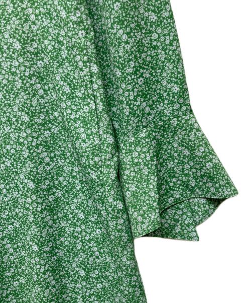 STEVEN ALAN（スティーブンアラン）STEVEN ALAN (スティーブンアラン) FLOWER PRINT DRESS グリーン サイズ:Mの古着・服飾アイテム