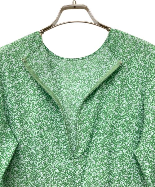 STEVEN ALAN（スティーブンアラン）STEVEN ALAN (スティーブンアラン) FLOWER PRINT DRESS グリーン サイズ:Mの古着・服飾アイテム