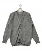GOOD DESIGN SHOP COMME des GARCONS×Charles Kirkグッドデザインショップ コムデギャルソン×チャールズ カーク）の古着「バックロゴカーディガン」｜グレー