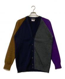 COMME des GARCONS HOMME DEUX×Charles Kirk（コムデギャルソン オム ドゥ×チャールズ カーク）の古着「アクリルカーディガン」｜ネイビー