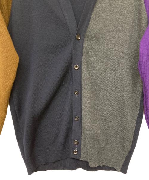 COMME des GARCONS HOMME DEUX（コムデギャルソン オム ドゥ）COMME des GARCONS HOMME DEUX (コムデギャルソン オム ドゥ) Charles Kirk (チャールズ カーク) アクリルカーディガン ネイビー サイズ:Lの古着・服飾アイテム