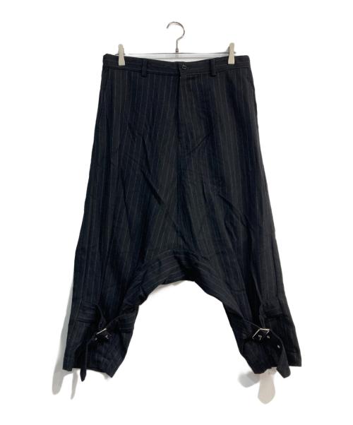 BLACK COMME des GARCONS（ブラックコムデギャルソン）BLACK COMME des GARCONS (ブラックコムデギャルソン) サルエルパンツ ネイビー サイズ:Mの古着・服飾アイテム