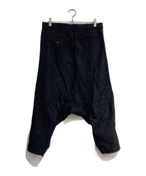 BLACK COMME des GARCONS（ブラックコムデギャルソン）BLACK COMME des GARCONS (ブラックコムデギャルソン) サルエルパンツ ネイビー サイズ:Mの古着・服飾アイテム