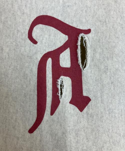 ANCELLM（アンセルム）ANCELLM (アンセルム) CRASH SWEAT SHIRT ライトグレー サイズ:2の古着・服飾アイテム