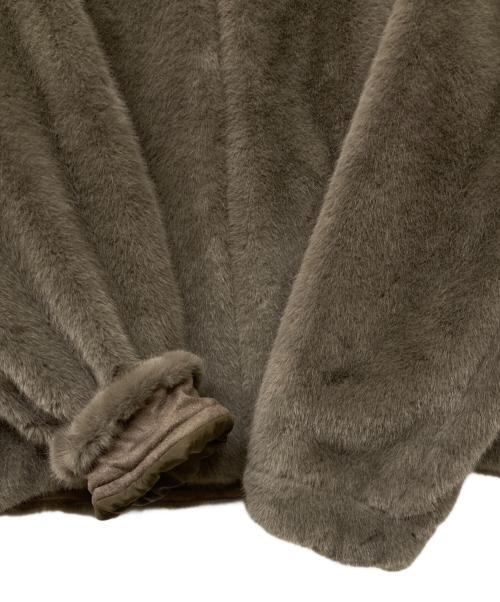 ARPEGE STORY（アルページュストーリー）ARPEGE STORY (アルページュストーリー) ファーフードブルゾン ブラウン サイズ:1の古着・服飾アイテム