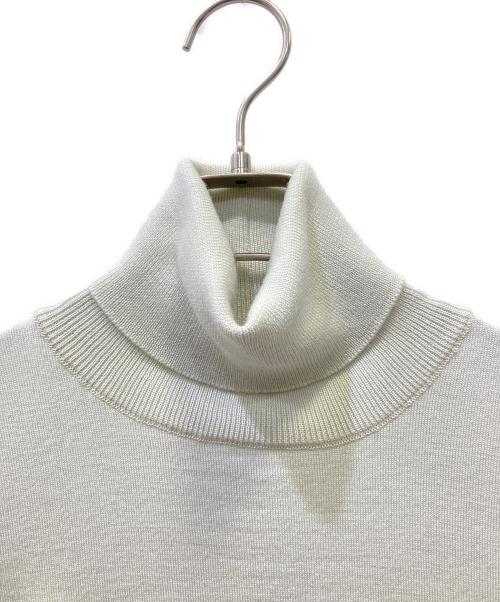 AK+1（エーケーワン）AK+1 (エーケーワン) 五分袖ハイネックニット アイボリー サイズ:36の古着・服飾アイテム