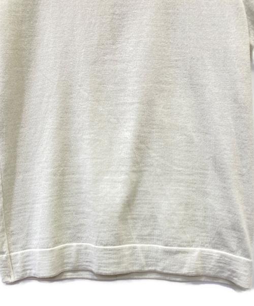 AK+1（エーケーワン）AK+1 (エーケーワン) 五分袖ハイネックニット アイボリー サイズ:36の古着・服飾アイテム