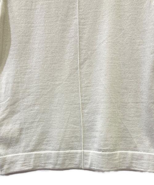 AK+1（エーケーワン）AK+1 (エーケーワン) 五分袖ハイネックニット アイボリー サイズ:36の古着・服飾アイテム