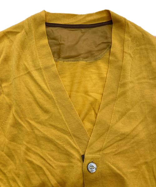 sacai（サカイ）sacai (サカイ) Vネックカーディガン　12-00340M イエロー サイズ:2の古着・服飾アイテム