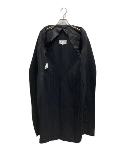 Maison Martin Margiela（メゾンマルタンマルジェラ）Maison Martin Margiela (メゾンマルタンマルジェラ) ロングジレ ブラック サイズ:42の古着・服飾アイテム