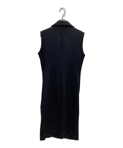 Maison Martin Margiela（メゾンマルタンマルジェラ）Maison Martin Margiela (メゾンマルタンマルジェラ) ロングジレ ブラック サイズ:42の古着・服飾アイテム