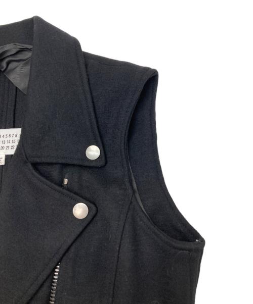 Maison Martin Margiela（メゾンマルタンマルジェラ）Maison Martin Margiela (メゾンマルタンマルジェラ) ロングジレ ブラック サイズ:42の古着・服飾アイテム