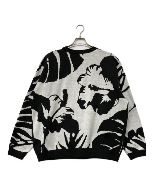 Lui's（ルイス）Lui's (ルイス) フラワーニット ブラック サイズ:Fの古着・服飾アイテム
