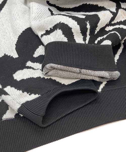 Lui's（ルイス）Lui's (ルイス) フラワーニット ブラック サイズ:Fの古着・服飾アイテム