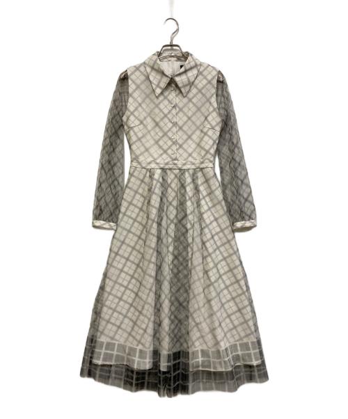 EmiriaWiz（エミリアウィズ）EmiriaWiz (エミリアウィズ) チュールシャツワンピース ホワイト サイズ:M 未使用品の古着・服飾アイテム