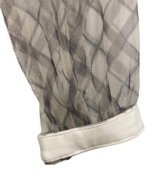 EmiriaWiz（エミリアウィズ）EmiriaWiz (エミリアウィズ) チュールシャツワンピース ホワイト サイズ:M 未使用品の古着・服飾アイテム