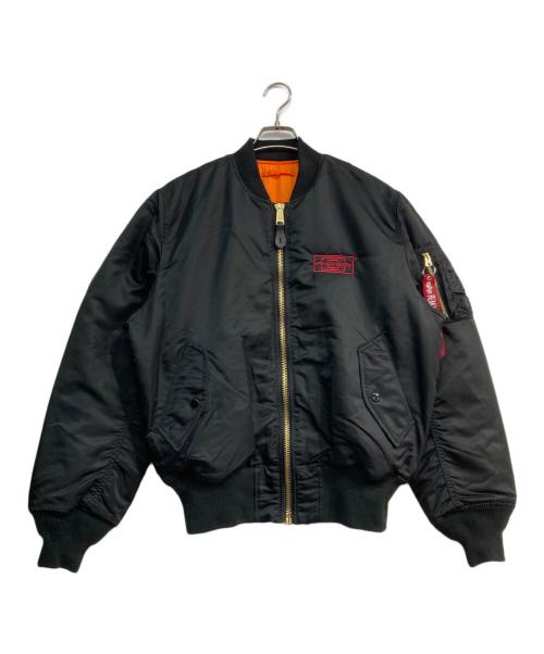 ALPHA（アルファ）ALPHA (アルファ) PANAVISION (パナビジョン) ブルゾン ブラック サイズ:Mの古着・服飾アイテム