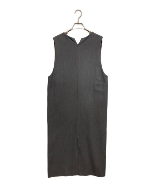 IENA（イエナ）IENA (イエナ) 2WAYストレッチVネックワンピース グレー サイズ:38の古着・服飾アイテム