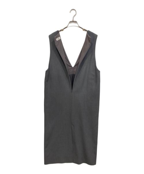 IENA（イエナ）IENA (イエナ) 2WAYストレッチVネックワンピース グレー サイズ:38の古着・服飾アイテム