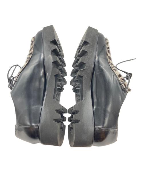 PASCUCCI（パスクッチ）PASCUCCI (パスクッチ) ゼブラチロリアンシューズ ブラック サイズ:37の古着・服飾アイテム