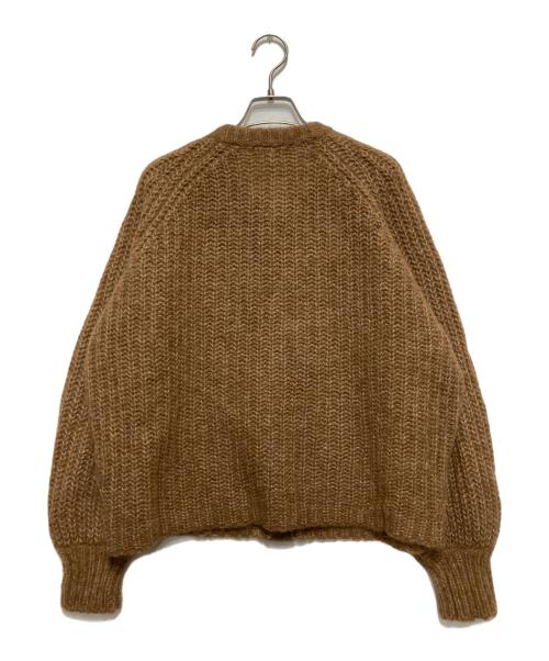 LA MAILLE SEZANE（ラ マイユ セザンヌ）LA MAILLE SEZANE (ラ マイユ セザンヌ) ニットカーディガン キャメル サイズ:Sの古着・服飾アイテム