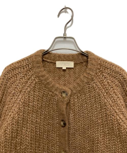 LA MAILLE SEZANE（ラ マイユ セザンヌ）LA MAILLE SEZANE (ラ マイユ セザンヌ) ニットカーディガン キャメル サイズ:Sの古着・服飾アイテム