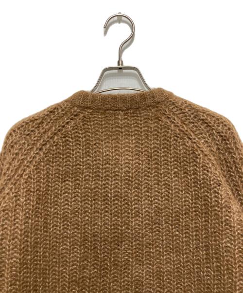 LA MAILLE SEZANE（ラ マイユ セザンヌ）LA MAILLE SEZANE (ラ マイユ セザンヌ) ニットカーディガン キャメル サイズ:Sの古着・服飾アイテム