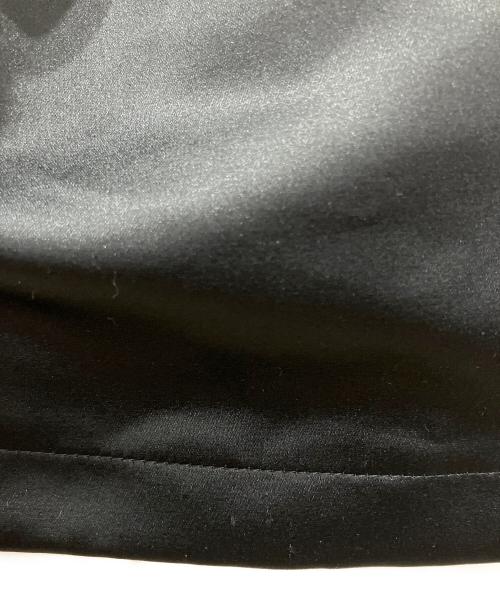 COMME des GARCONS GIRL（コムデギャルソンガール）COMME des GARCONS GIRL (コムデギャルソンガール) ラッフルフリル ヘビーサテンブラウス ブラック サイズ:Sの古着・服飾アイテム