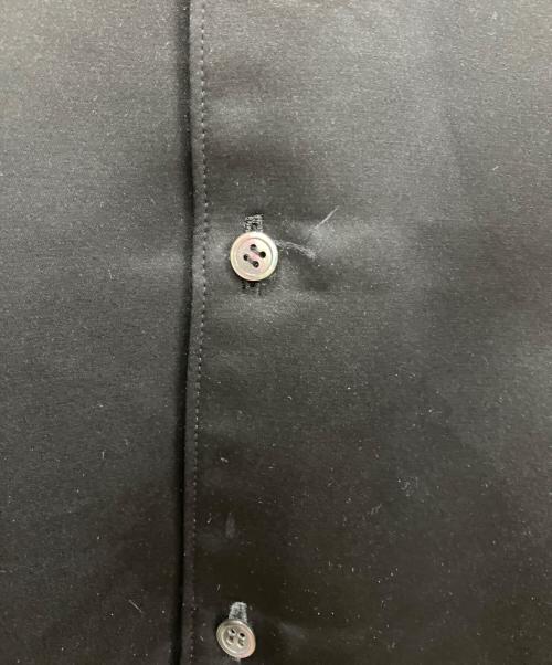 COMME des GARCONS GIRL（コムデギャルソンガール）COMME des GARCONS GIRL (コムデギャルソンガール) ラッフルフリル ヘビーサテンブラウス ブラック サイズ:Sの古着・服飾アイテム