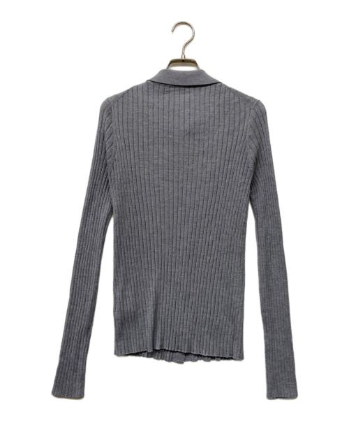 EVERYDAY I LIKE.（エヴリデイ アイ ライク）EVERYDAY I LIKE. (エヴリデイ アイ ライク) 23AW Poloshirt Knit Cardigan グレー サイズ:-の古着・服飾アイテム