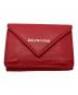 BALENCIAGA（バレンシアガ）の古着「3つ折り財布」｜レッド