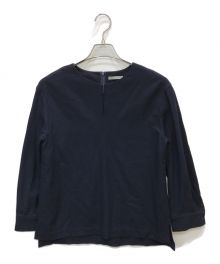 theory luxe（セオリーリュクス）の古着「ウールブラウス」｜ネイビー