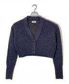 MEYAMEメヤメ）の古着「WOOL SHORT CARDIGAN」｜ブラウン