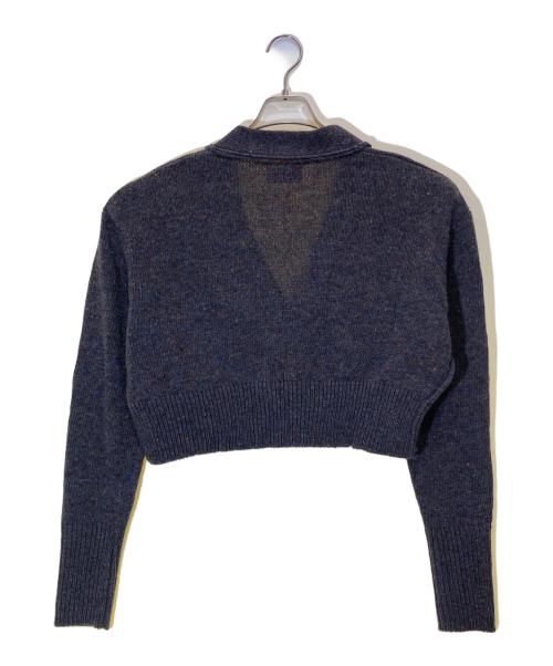 MEYAME（メヤメ）MEYAME (メヤメ) WOOL SHORT CARDIGAN ブラウン サイズ:freeの古着・服飾アイテム