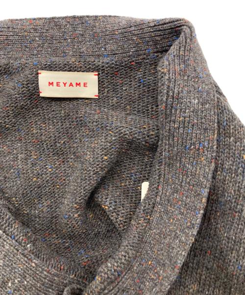 MEYAME（メヤメ）MEYAME (メヤメ) WOOL SHORT CARDIGAN ブラウン サイズ:freeの古着・服飾アイテム