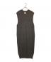 MEYAME（メヤメ）の古着「WOOL SLEEVELESS KNIT DRESS」｜ブラウン